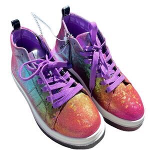 Steve Madden Girls JJuice Sneaker Ombre (Little Kid/Big Kid) Size 2 New W/O Box